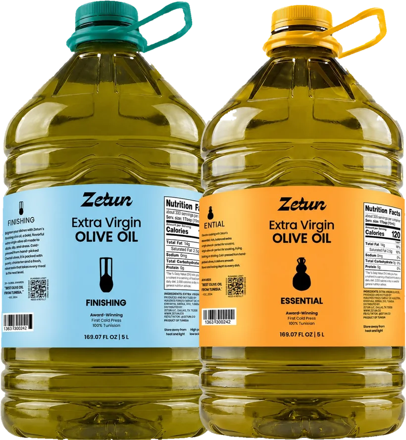 Zetun 5L Essential and Finishing extra virgin olive oil — restaurant formats